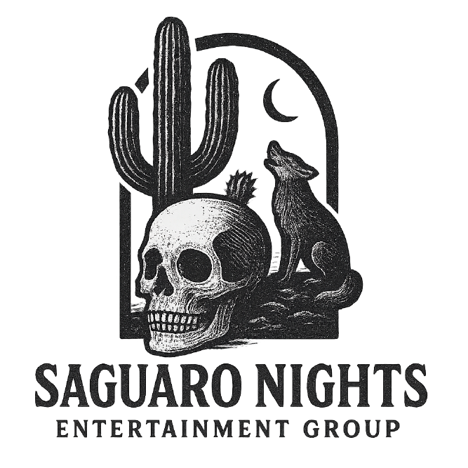Saguaro Nights Entertainment Group logo.