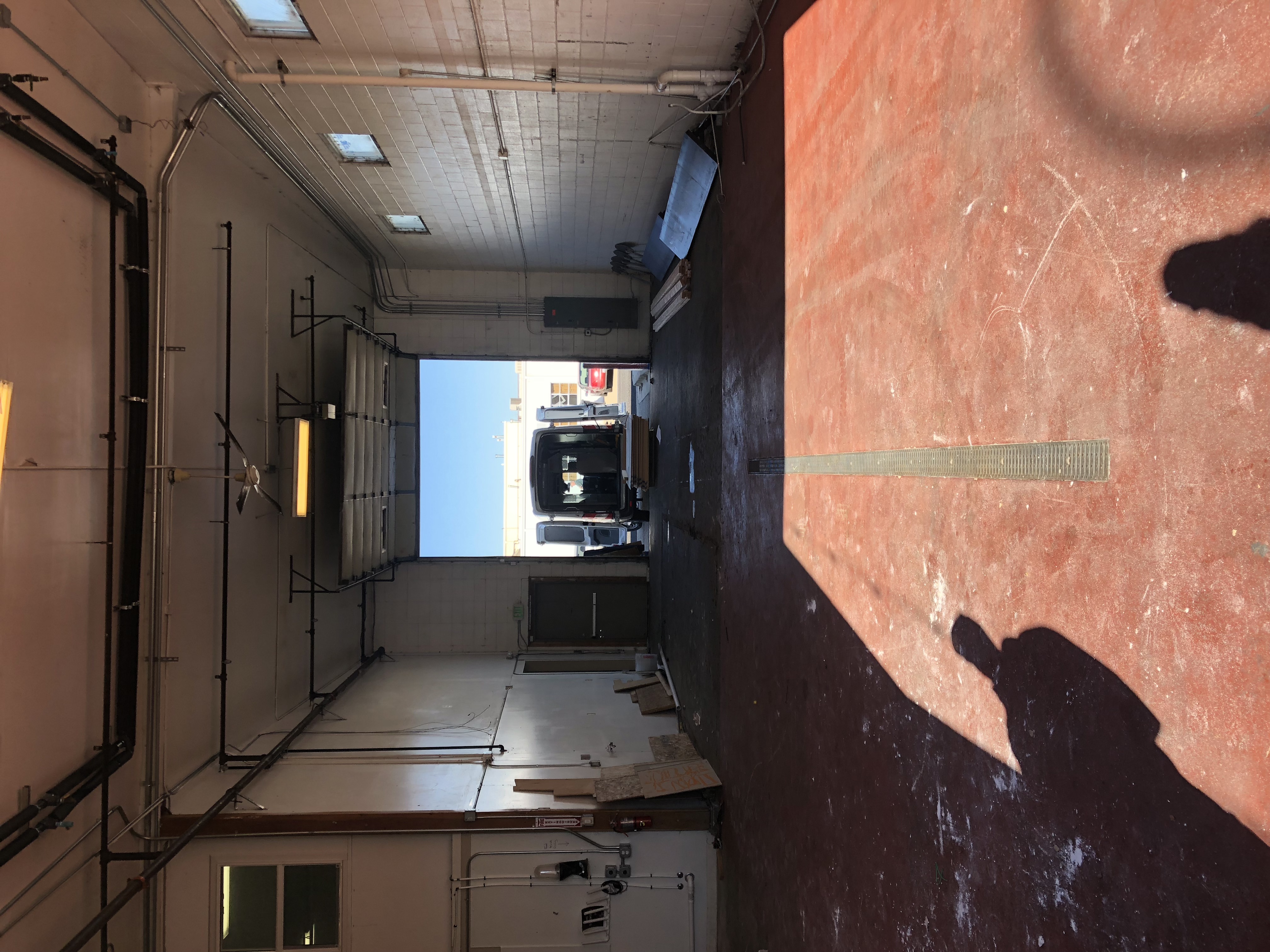 Western Collective, interior space, before renovation.